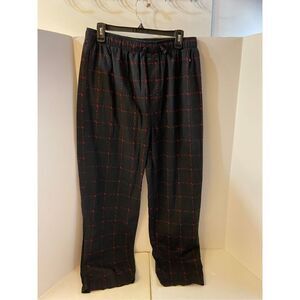 Tommy Hilfiger pajama pants mens large spell out rn#36543
